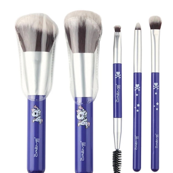 The Crème Shop Digital Princess Mini Travel Brush Set - Purple - Picture 2 of 4